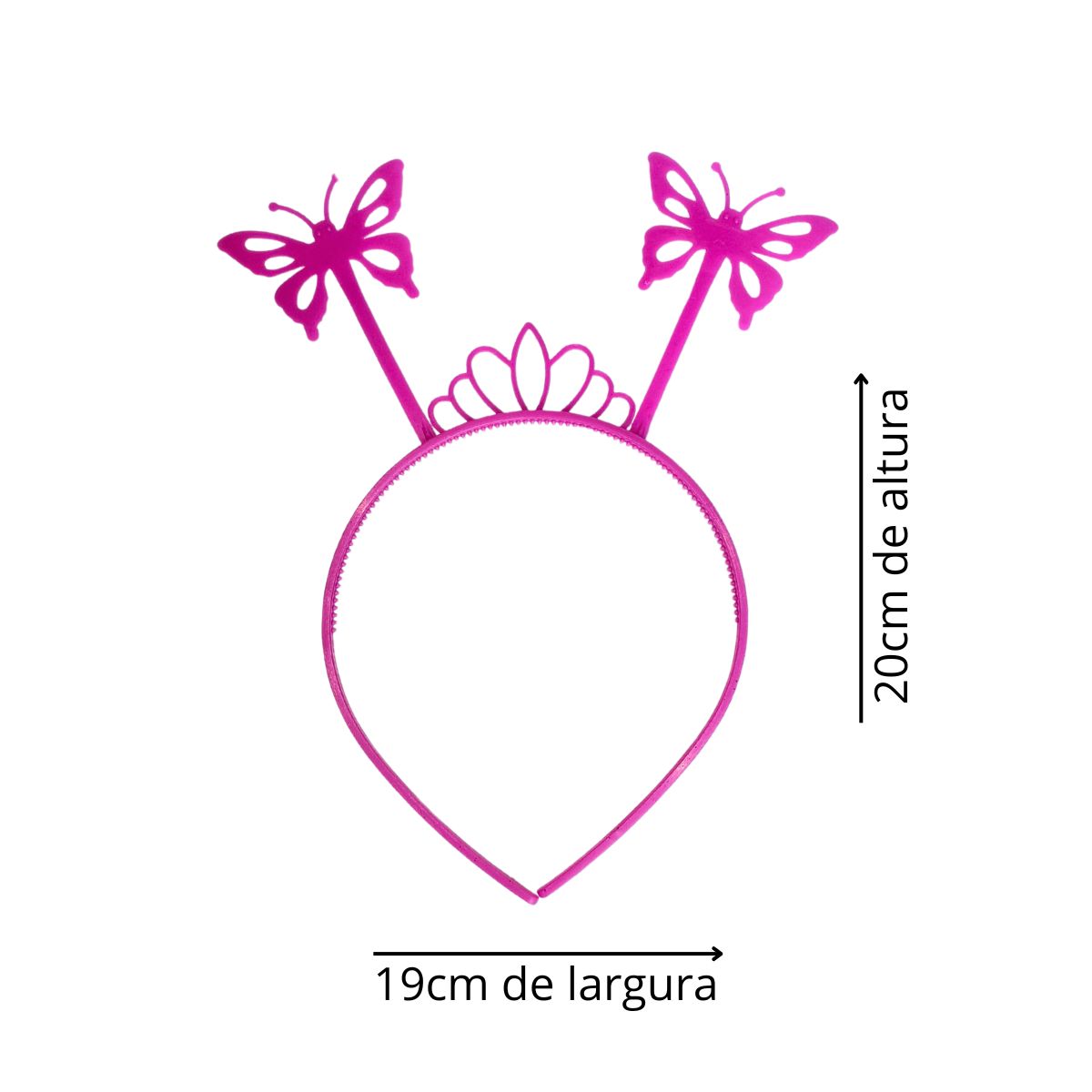 Kit Asa de Borboleta Acessórios Fantasia Carnaval Rosa Escuro Kit Asa de Borboleta Acessórios Fantasia Carnaval Rosa Escuro